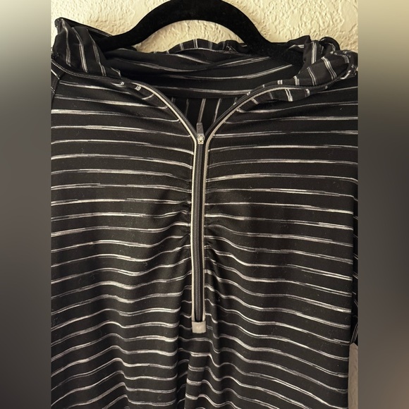 Athleta Striped Elite Half Zip - Picture 8 of 8